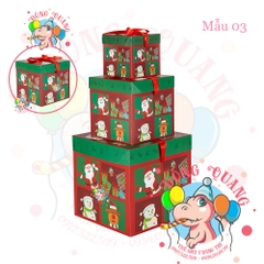 Set 3 hộp quà Xmas