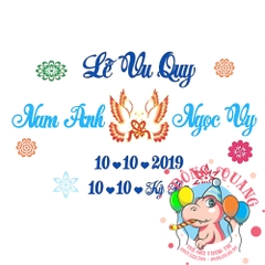 Chữ cưới xốp (mẫu 39)