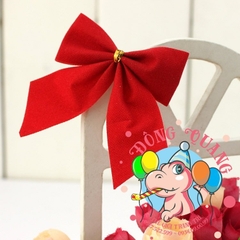 Nơ nhung đỏ (chiếc)