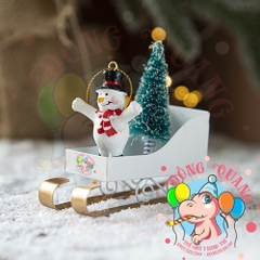 Xe trượt tuyết treo cây thông (03 mẫu)