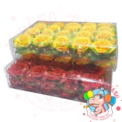 Hoa hồng cưới cài áo loại lớn