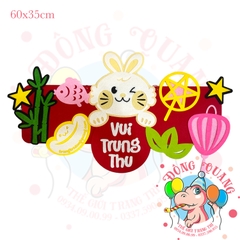 Bảng treo vải nỉ Trung thu