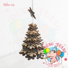 Cây thông gỗ treo (04 mẫu)