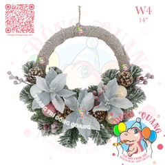Vòng hoa W4 phủ tuyết (W4-HS)