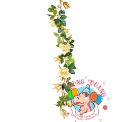 Hoa hồng - dây - 7 bông, 7 nụ