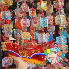 Đèn Trung thu Thuyền giấy kiếng 3