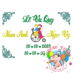 Chữ cưới xốp (mẫu 45)