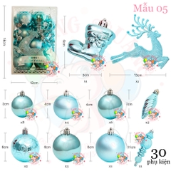 Set 30 phụ kiện giáng sinh kiểu 1