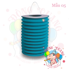 Đèn giấy xếp hình trụ đơn sắc (tròn)