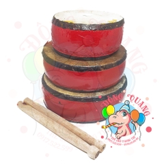 Trống gỗ 2 mặt