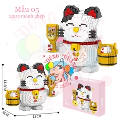 Mô hình Mèo thần tài lắp ráp (9 mẫu)