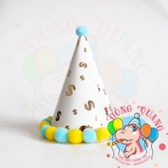 Nón sinh nhật viền bi 1
