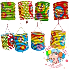 Đèn Trung thu giấy xếp hình trụ (tròn)