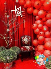 Tiểu cảnh trang trí Tết