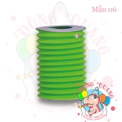 Đèn giấy xếp hình trụ đơn sắc (tròn)