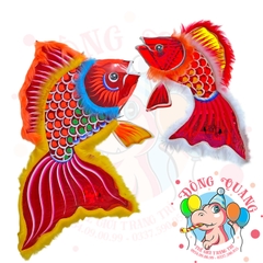 Đèn Trung thu Cá chép nhảy giấy kiếng (cỡ lớn)