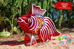 Đèn Trung thu Cá vàng giấy kiếng (cỡ lớn)