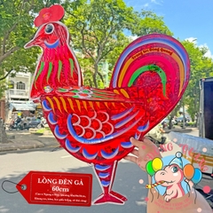 Đèn Trung thu Gà giấy kiếng (cỡ lớn)