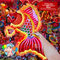 Đèn Trung thu Cá chép nhảy giấy kiếng (60-100-150cm)