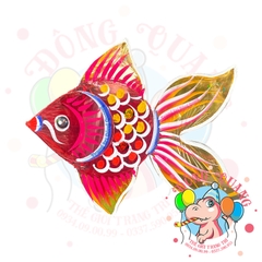 Đèn Trung thu Cá hai đuôi giấy kiếng (cỡ lớn)