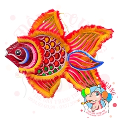 Đèn Trung thu Cá ba đuôi giấy kiếng (cỡ lớn)