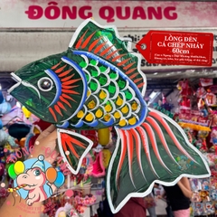 Đèn Trung thu Cá chép nhảy giấy kiếng (cỡ lớn)