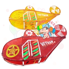 Đèn Trung thu Máy bay trực thăng giấy kiếng