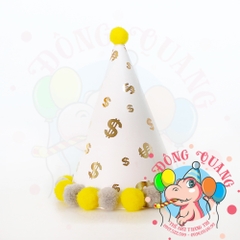 Nón sinh nhật viền bi 1