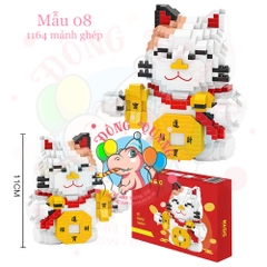 Mô hình Mèo thần tài lắp ráp (9 mẫu)