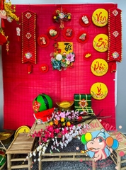 Tràng pháo đôi trang trí