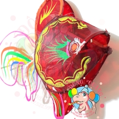 Đèn Trung thu Cá 3 đuôi giấy kiếng 1