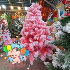 Cây thông cước đỏ phủ tuyết (cành tự động xoè)