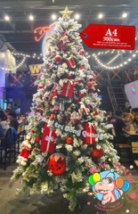 Cây thông phủ tuyết (cành treo)