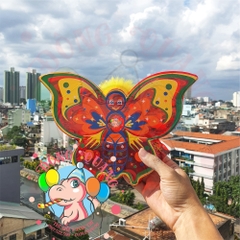 Đèn Trung thu giấy kiếng khung nhựa lớn 25cm