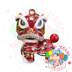 Móc treo Lân sứ may mắn