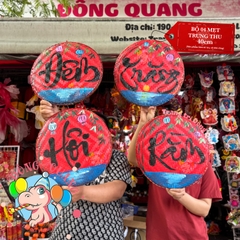 Bộ mẹt tre vẽ trang trí chủ đề Trung thu