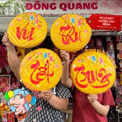Bộ mẹt tre vẽ trang trí chủ đề Trung thu