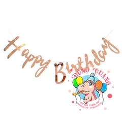 Dây chữ Happy Birthday ép kim
