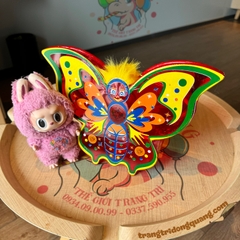 Đèn Trung thu giấy kiếng khung nhựa lớn 25cm