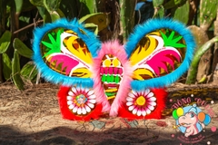 Bộ kit làm lồng đèn Trung thu khung tre giấy kiếng