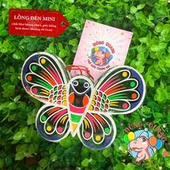 Đèn giấy kiếng khung nhựa mini loại 3