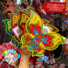 Đèn Trung thu giấy kiếng khung nhựa lớn 25cm