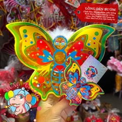 Đèn Trung thu giấy kiếng khung nhựa lớn 25cm
