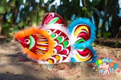 Bộ kit làm lồng đèn Trung thu khung tre giấy kiếng