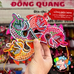 Đèn giấy kiếng khung nhựa mini loại 3