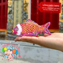 Đèn giấy kiếng khung nhựa mini loại 1