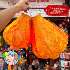 Lồng đèn Hội An vải gấm - dáng tỏi ngược