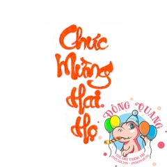 Chữ chúc mừng hai họ xốp
