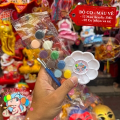 Bộ kit làm lồng đèn Trung thu khung tre giấy kiếng (30-60cm)