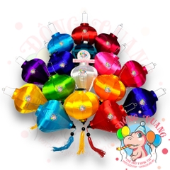 Combo 10 lồng đèn Hội An vải phi bóng